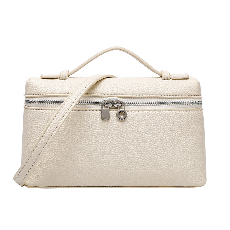 Factory Direct Sales 2025 New Lp Bag L19 Lunch Box Bag Single Shoulder Crossbody Satchel Simple Fashion Gigi Same Style