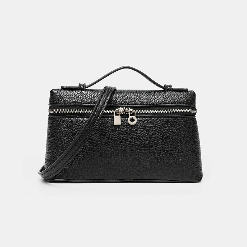Factory Direct Sales 2025 New Lp Bag L19 Lunch Box Bag Single Shoulder Crossbody Satchel Simple Fashion Gigi Same Style