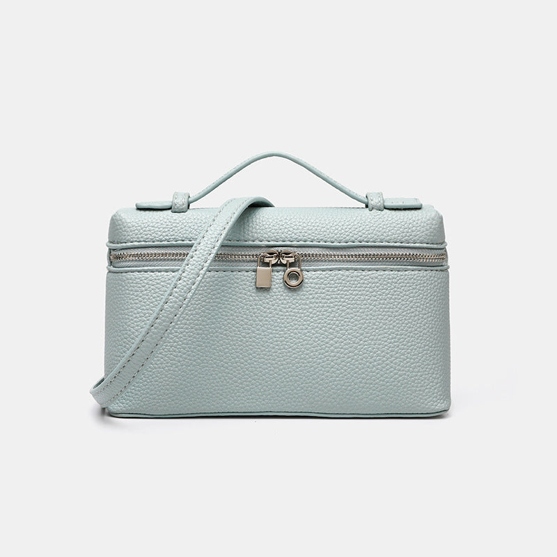 Factory Direct Sales 2025 New Lp Bag L19 Lunch Box Bag Single Shoulder Crossbody Satchel Simple Fashion Gigi Same Style