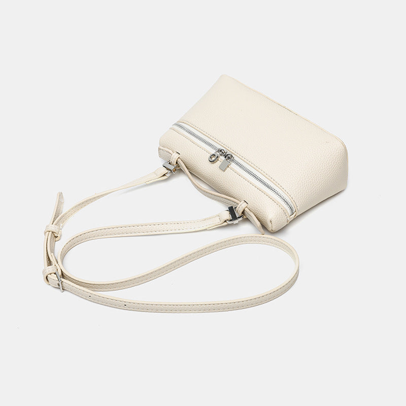 Factory Direct Sales 2025 New Lp Bag L19 Lunch Box Bag Single Shoulder Crossbody Satchel Simple Fashion Gigi Same Style