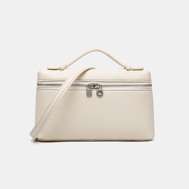 Factory Direct Sales 2025 New Lp Bag L19 Lunch Box Bag Single Shoulder Crossbody Satchel Simple Fashion Gigi Same Style