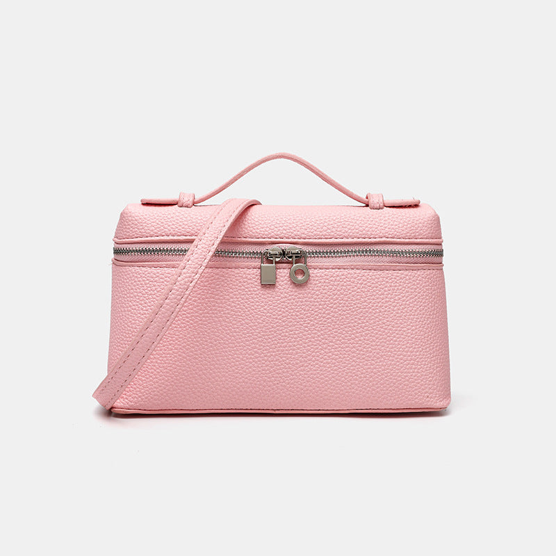 Factory Direct Sales 2025 New Lp Bag L19 Lunch Box Bag Single Shoulder Crossbody Satchel Simple Fashion Gigi Same Style