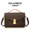 Light Luxury Vintage Handbag for Women, Small Square Bag, 2025 New Model, Vintage K-Shaped Shoulder and Crossbody Bag for Women